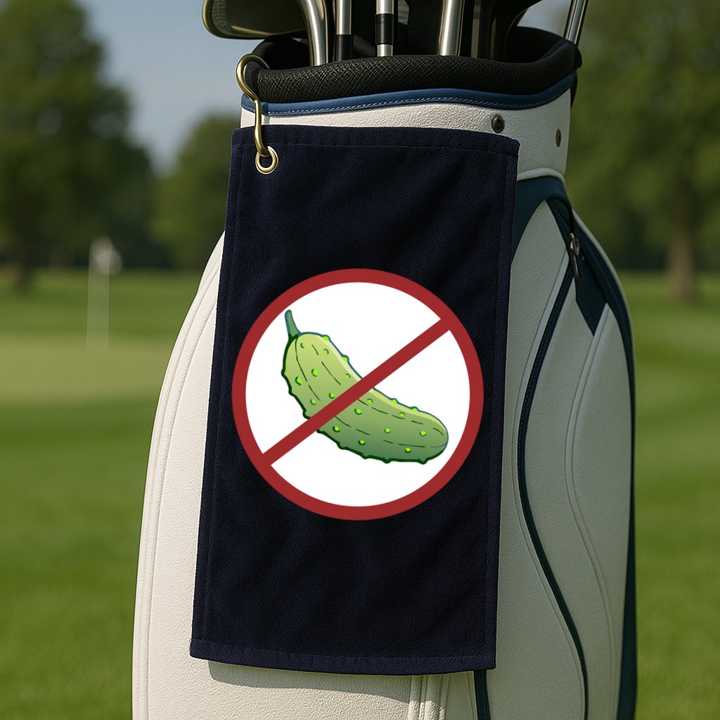 Fun Pickleball, No Pickle, Pickleball For Life Golf Towel