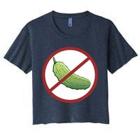Fun Pickleball, No Pickle, Pickleball For Life Crop Top