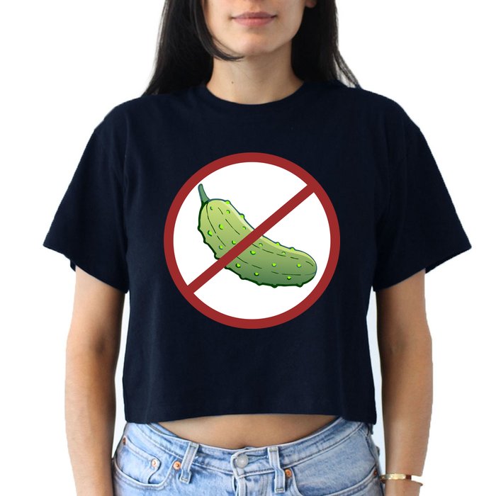 Fun Pickleball, No Pickle, Pickleball For Life Crop Top