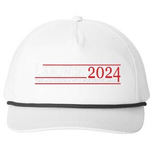 Funny Political Name Lebowski Political Election Vote 2024 Snapback Five-Panel Rope Hat