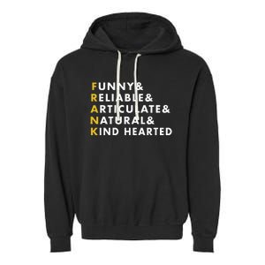 Frank Personalized Name Garment-Dyed Fleece Hoodie