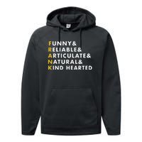 Frank Personalized Name Performance Fleece Hoodie