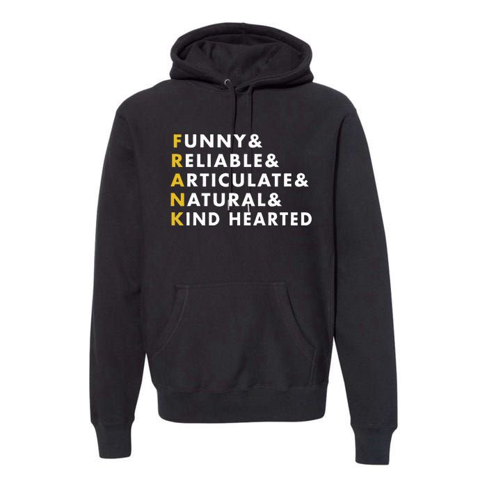 Frank Personalized Name Premium Hoodie