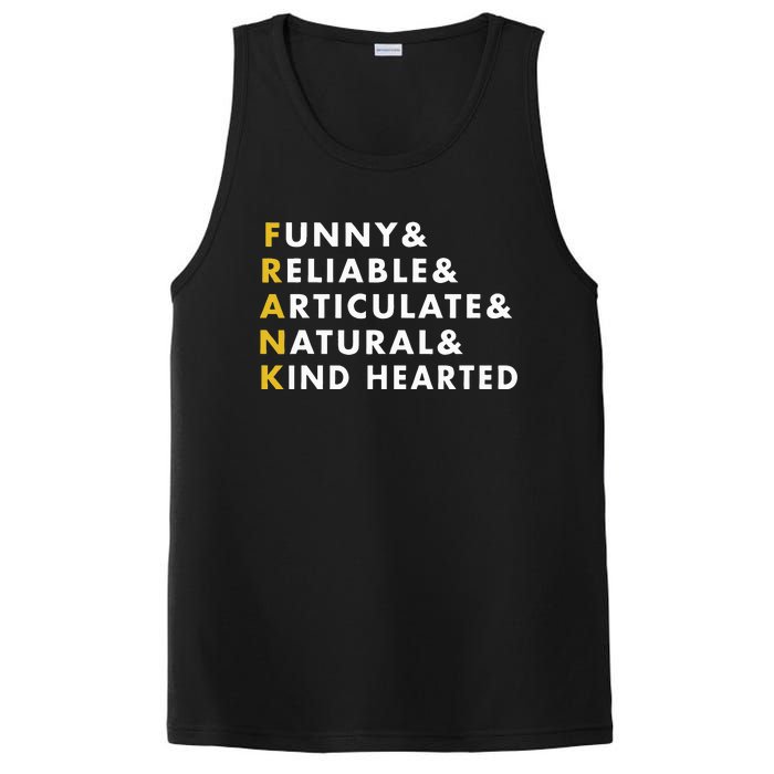 Frank Personalized Name PosiCharge Competitor Tank