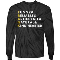 Frank Personalized Name Tie-Dye Long Sleeve Shirt