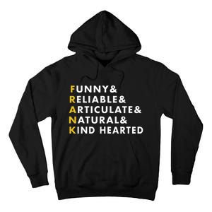 Frank Personalized Name Tall Hoodie