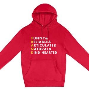 Frank Personalized Name Premium Pullover Hoodie