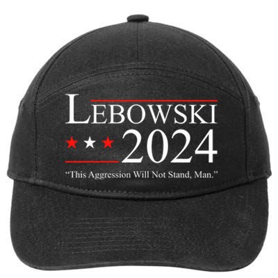 Funny Political Name Lebowski Political Election Vote 2024 Funny 7-Panel Snapback Hat