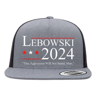 Funny Political Name Lebowski Political Election Vote 2024 Funny Flat Bill Trucker Hat