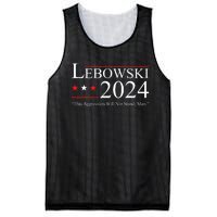 Funny Political Name Lebowski Political Election Vote 2024 Funny Mesh Reversible Basketball Jersey Tank