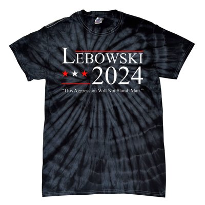 Funny Political Name Lebowski Political Election Vote 2024 Funny Tie-Dye T-Shirt