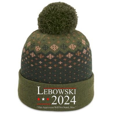 Funny Political Name Lebowski Political Election Vote 2024 Funny The Baniff Cuffed Pom Beanie