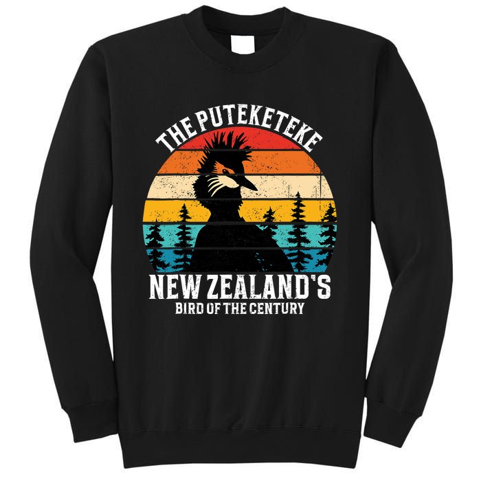 Funny Puteketeke New Zealands Bird Of The Century Vintage Sweatshirt