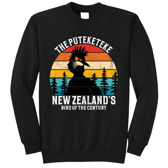 Funny Puteketeke New Zealands Bird Of The Century Vintage Tall Sweatshirt