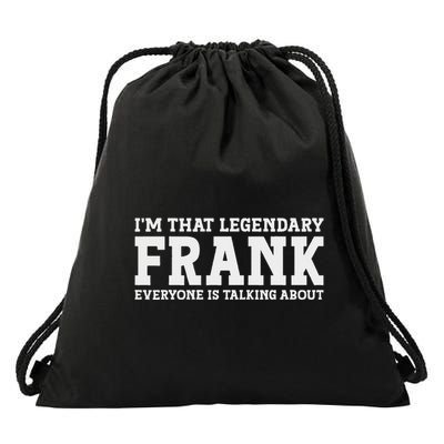Frank Personal Name Funny Frank Drawstring Bag