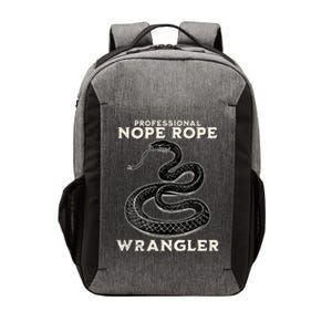 Funny Professional Nope Rope Wrangler Vector Backpack