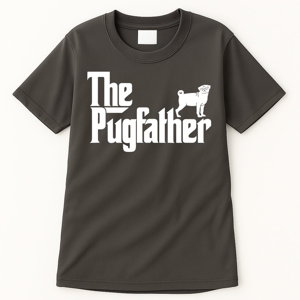 Funny Pug Owner Shirts The Pugfather Pug Father Gift Tall T-Shirt
