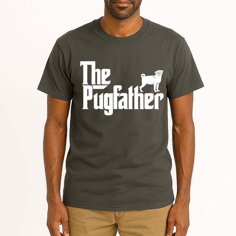 Funny Pug Owner Shirts The Pugfather Pug Father Gift Tall T-Shirt