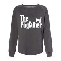 Funny Pug Owner Shirts The Pugfather Pug Father Gift Womens California Wash Sweatshirt