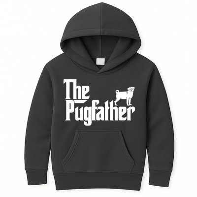 Funny Pug Owner Shirts The Pugfather Pug Father Gift Kids Hoodie