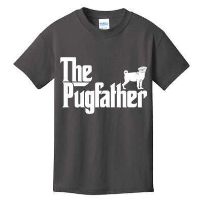 Funny Pug Owner Shirts The Pugfather Pug Father Gift Kids T-Shirt