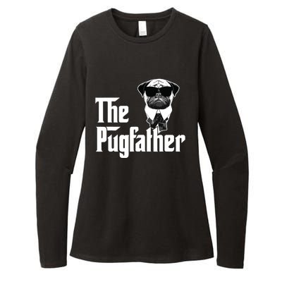 Funny Pug Owner The Pugfather Father Gift Dog Lovers Owner Womens CVC Long Sleeve Shirt