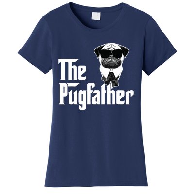 Funny Pug Owner The Pugfather Father Gift Dog Lovers Owner Women's T-Shirt