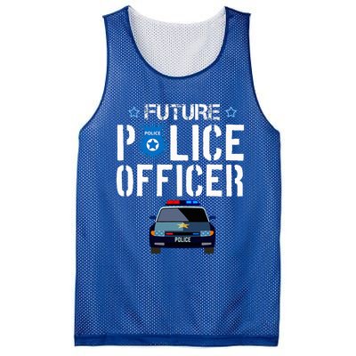 Future Police Officer Cop Birthday Boy Mesh Reversible Basketball Jersey Tank