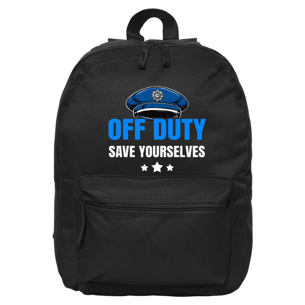 Funny Police Officer Policeman Cop Gift 16 in Basic Backpack