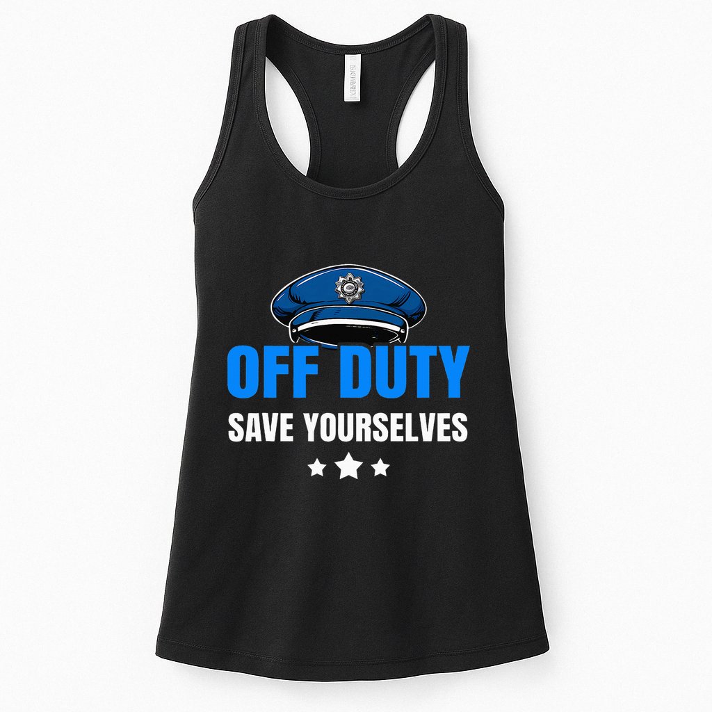 Funny Police Officer Policeman Cop Gift Womens Tank Top