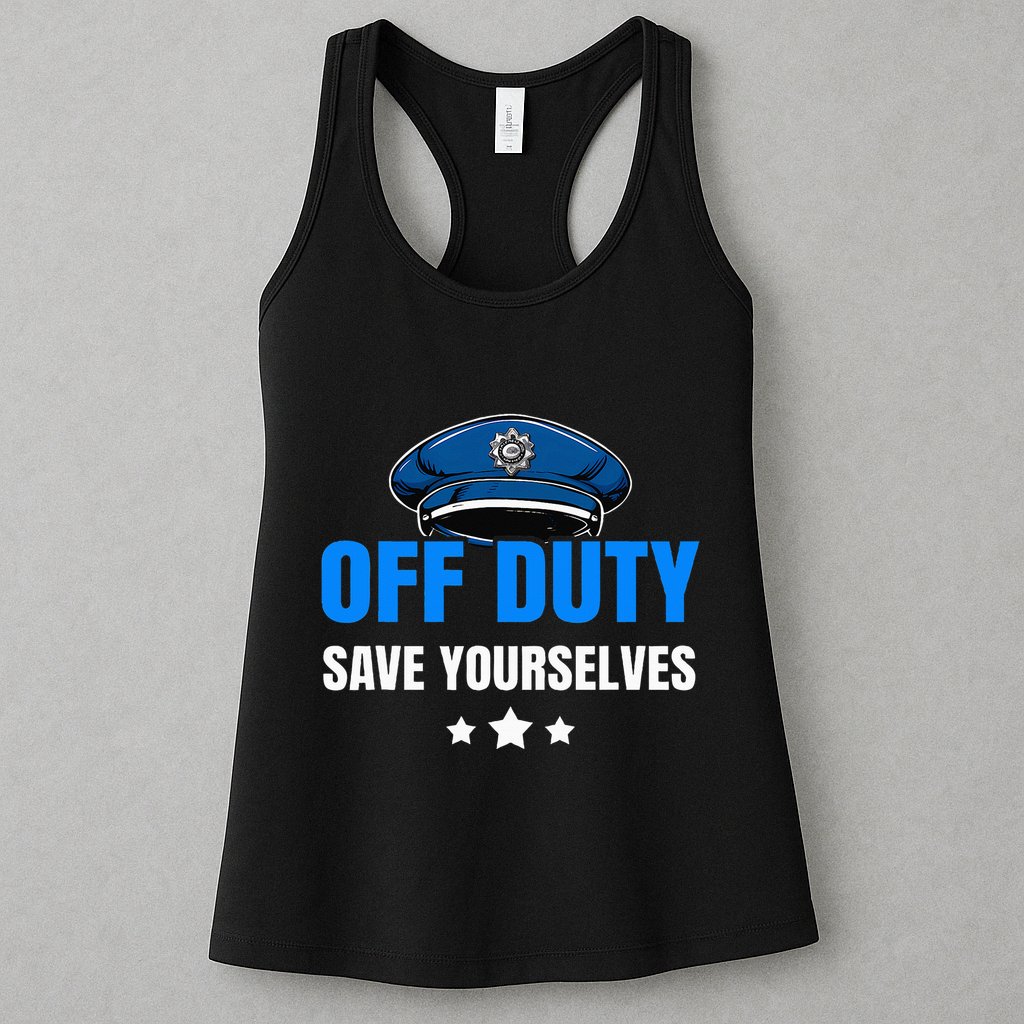 Funny Police Officer Policeman Cop Gift Womens Tank Top