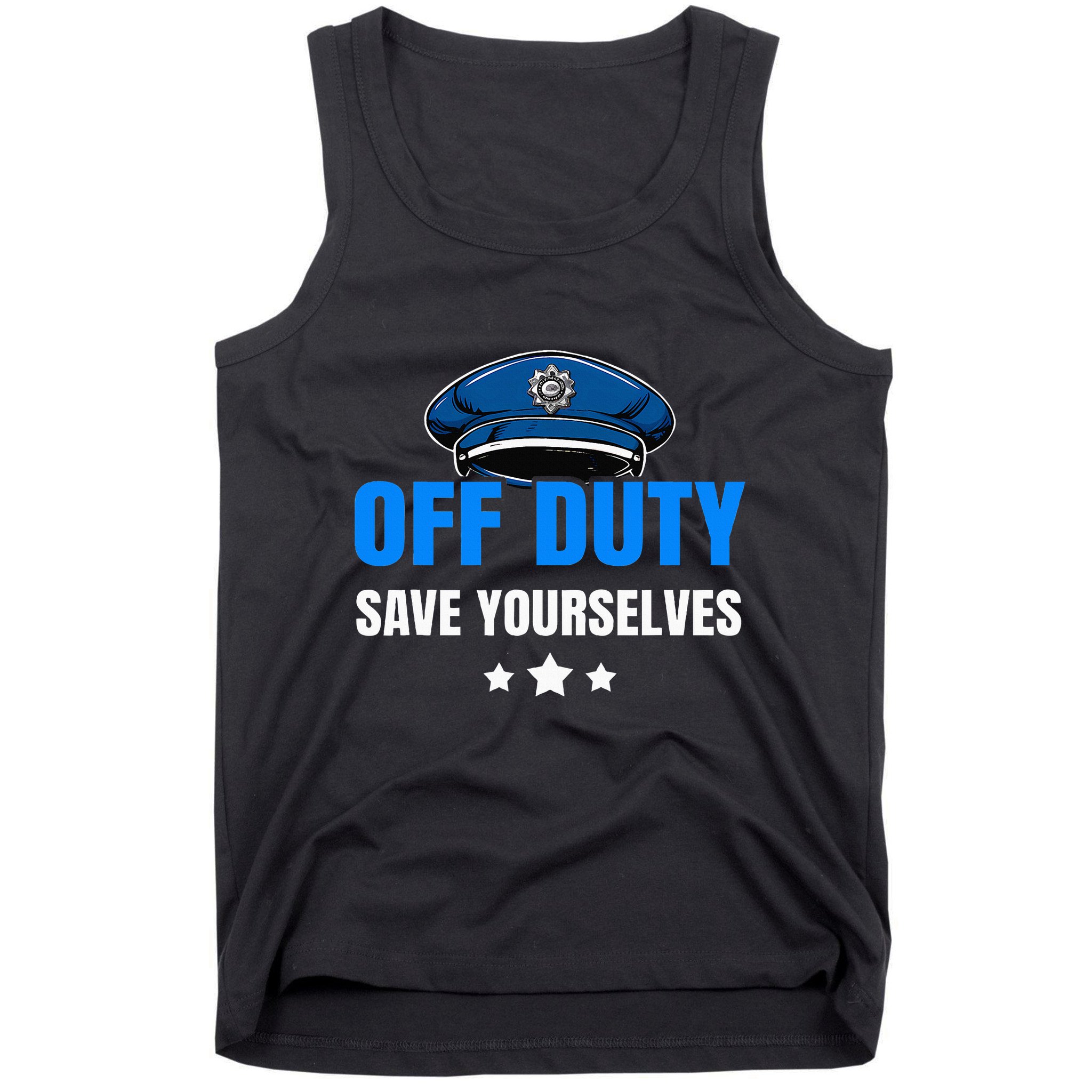 Funny Police Officer Policeman Cop Gift Tank Top