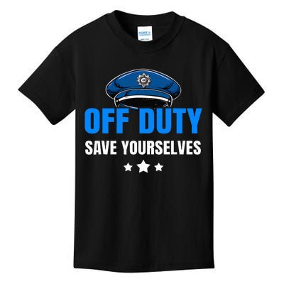 Funny Police Officer Policeman Cop Gift Kids T-Shirt