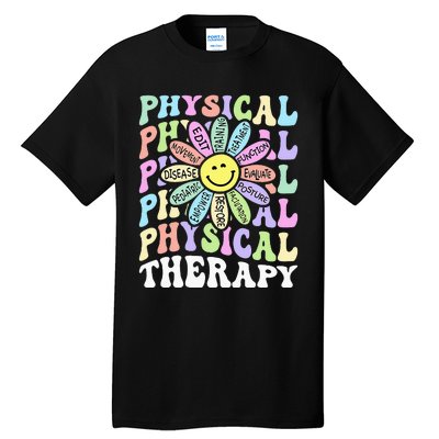 Flower PT Outfit Pediatric Physical Therapy Therapist Tall T-Shirt