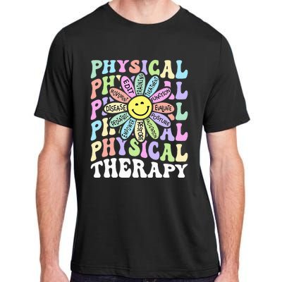 Flower PT Outfit Pediatric Physical Therapy Therapist Adult ChromaSoft Performance T-Shirt