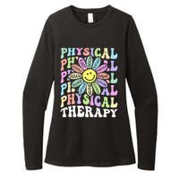 Flower PT Outfit Pediatric Physical Therapy Therapist Womens CVC Long Sleeve Shirt