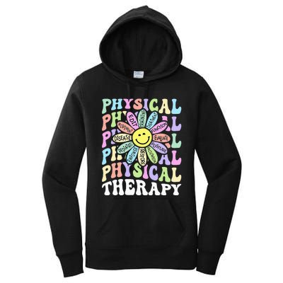 Flower PT Outfit Pediatric Physical Therapy Therapist Women's Pullover Hoodie