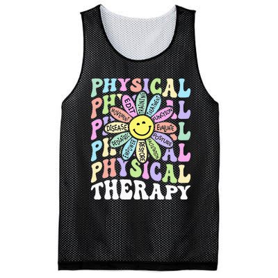 Flower PT Outfit Pediatric Physical Therapy Therapist Mesh Reversible Basketball Jersey Tank