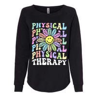 Flower PT Outfit Pediatric Physical Therapy Therapist Womens California Wash Sweatshirt