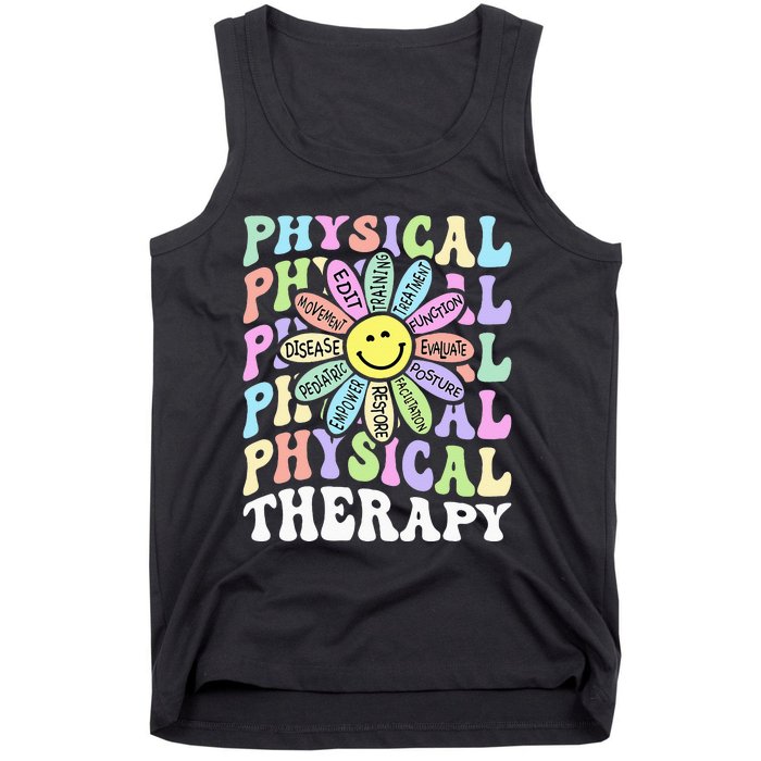 Flower PT Outfit Pediatric Physical Therapy Therapist Tank Top