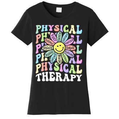 Flower PT Outfit Pediatric Physical Therapy Therapist Women's T-Shirt