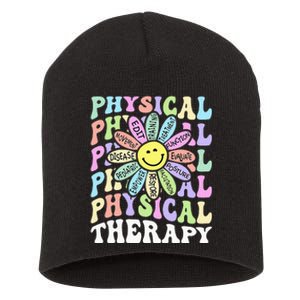 Flower PT Outfit Pediatric Physical Therapy Therapist Short Acrylic Beanie