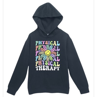 Flower PT Outfit Pediatric Physical Therapy Therapist Urban Pullover Hoodie