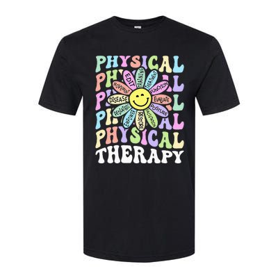 Flower PT Outfit Pediatric Physical Therapy Therapist Softstyle CVC T-Shirt