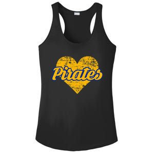 Fairhope Pirates Over Heart Ladies PosiCharge Competitor Racerback Tank