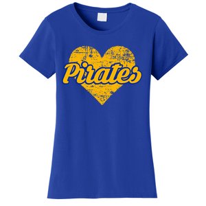 Fairhope Pirates Over Heart Women's T-Shirt