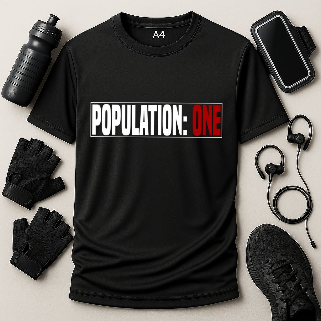 Funny Population One Vr Performance Shirt