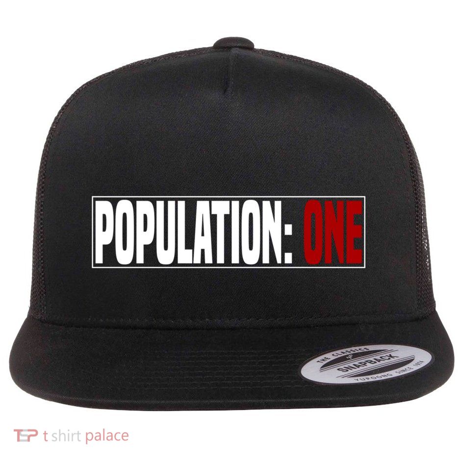 Funny Population One Vr Flatbill Hat