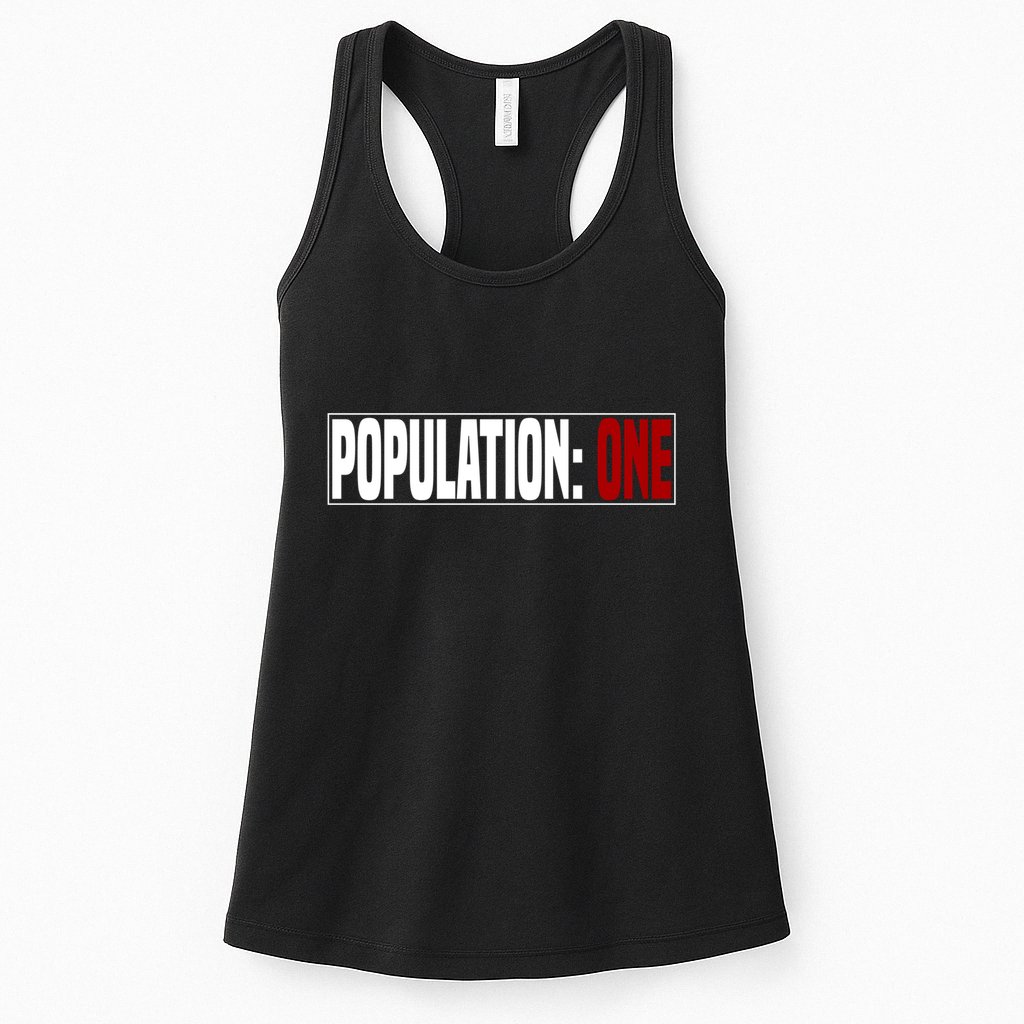 Funny Population One Vr Womens Tank Top