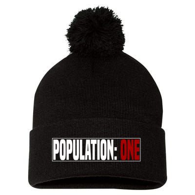 Funny Population One Vr Pom Pom 12in Knit Beanie